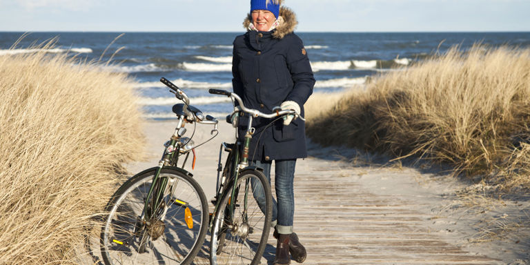 GLAD I DANMARK: Inger Øyen har alltid hatt et nært forhold til Danmark. Foto: Rune Øyen