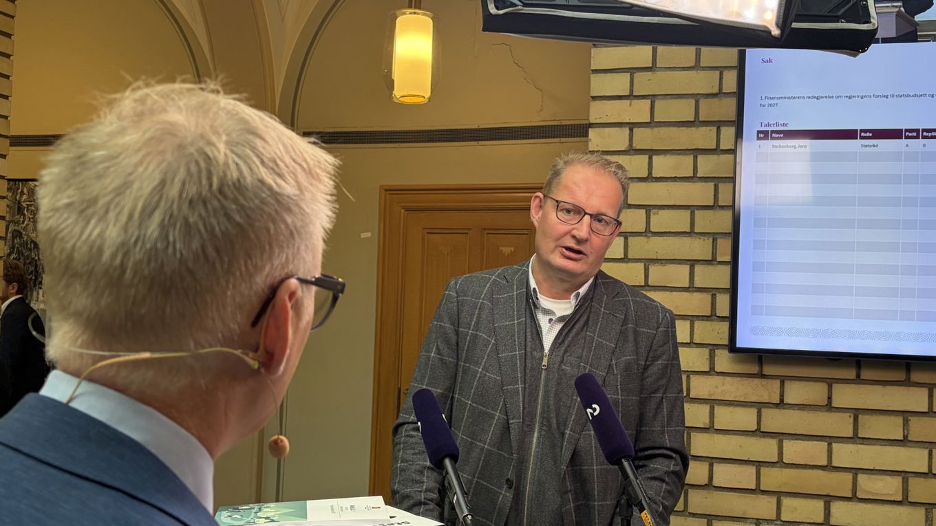 Carsten Henrik Pihl, leder for politisk avdeling i Huseierne i Vandrehallen på Stortinget