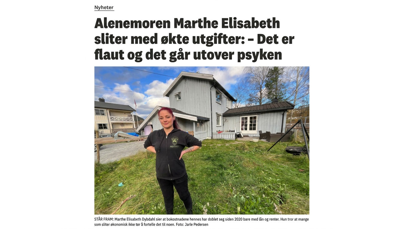 Faksimile fra oppslag i TA der en huseier står frem og synes bokostnadene er blitt for høye. 