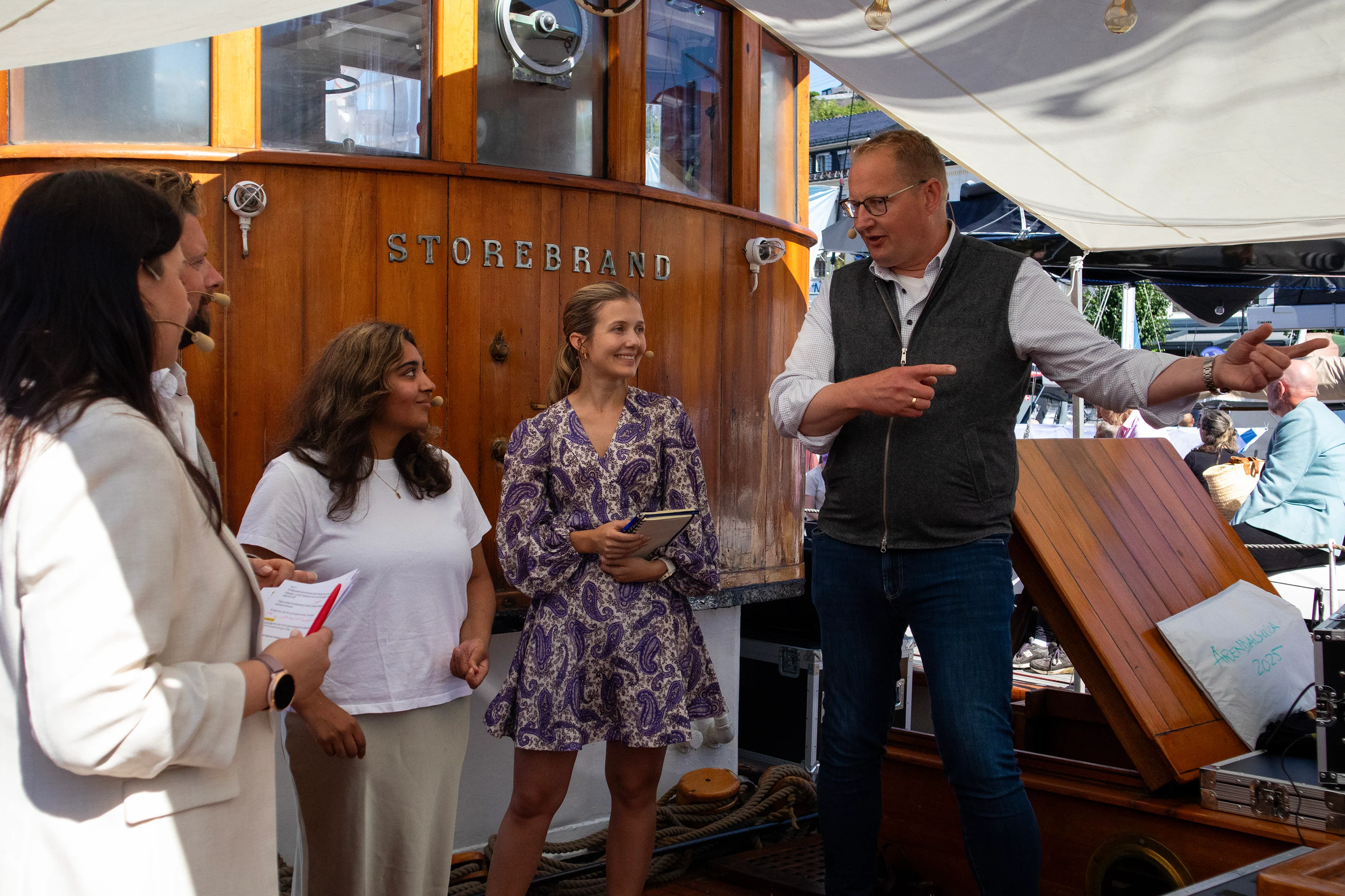 Carsten Pihl intervjues i Arendal