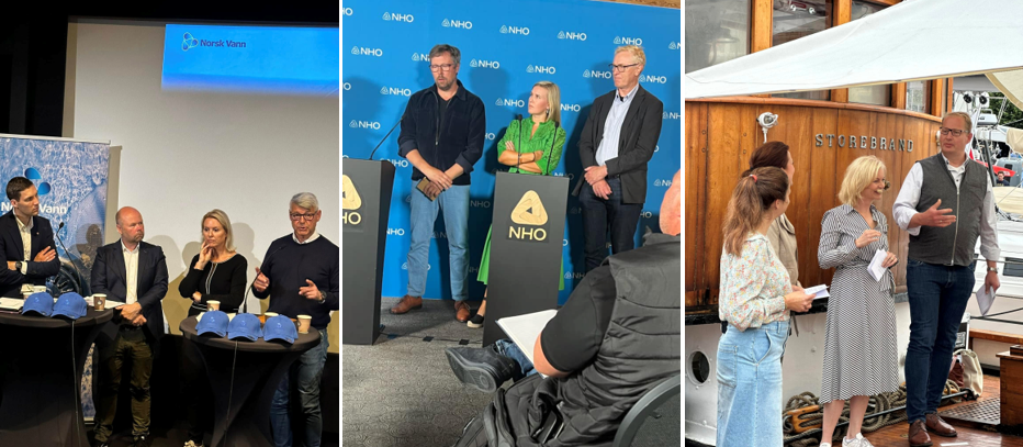 Tre bilder fra Arendalsuka 2025