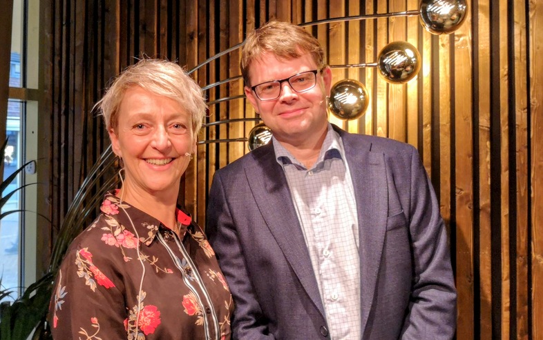 Direktør i Forbrukertilsynet Elisabeth Lier Haugseth og advokat Anders Leisner i Huseierne.