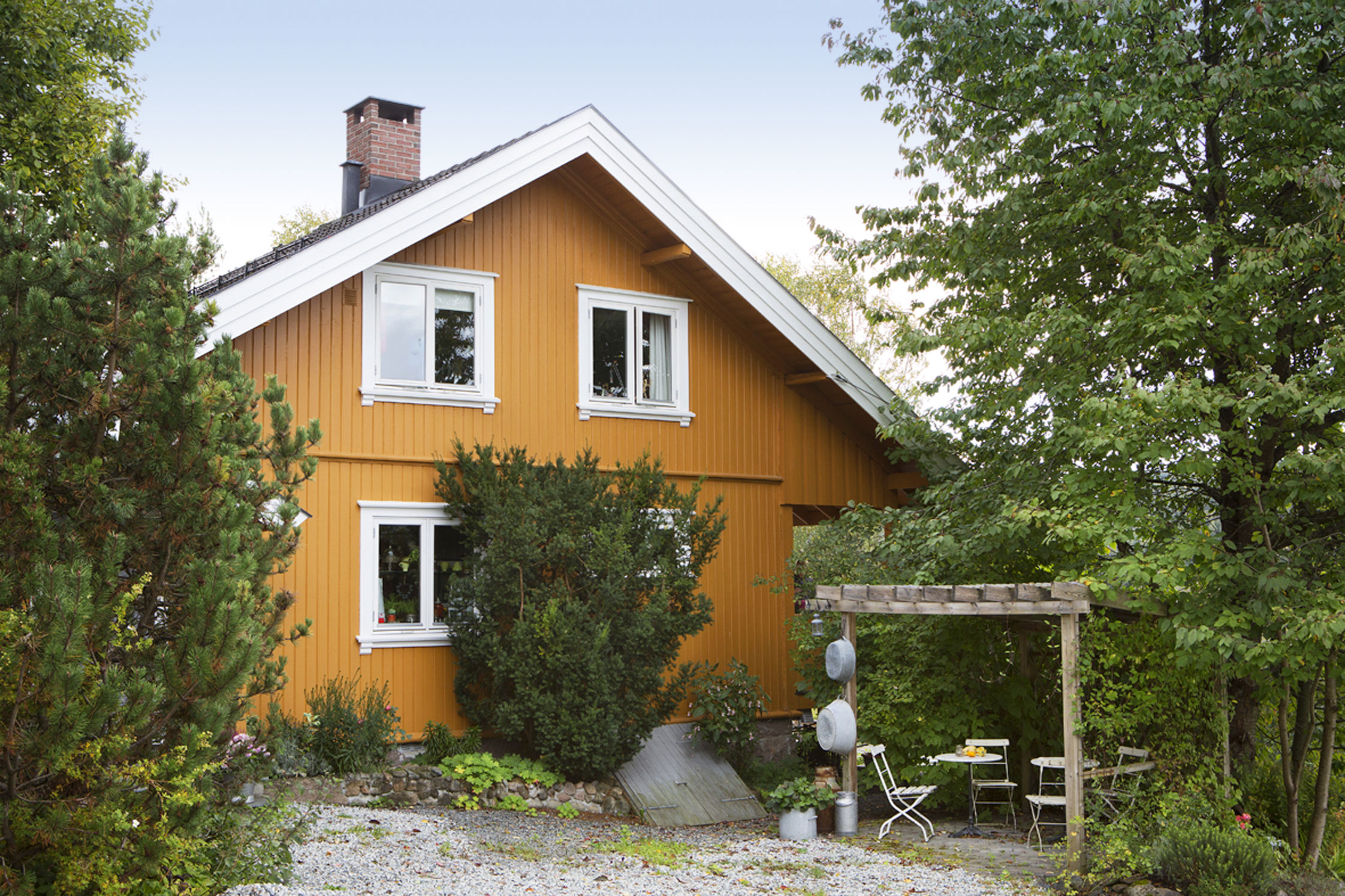 Det gamle huset har beholdt sin sjarm.