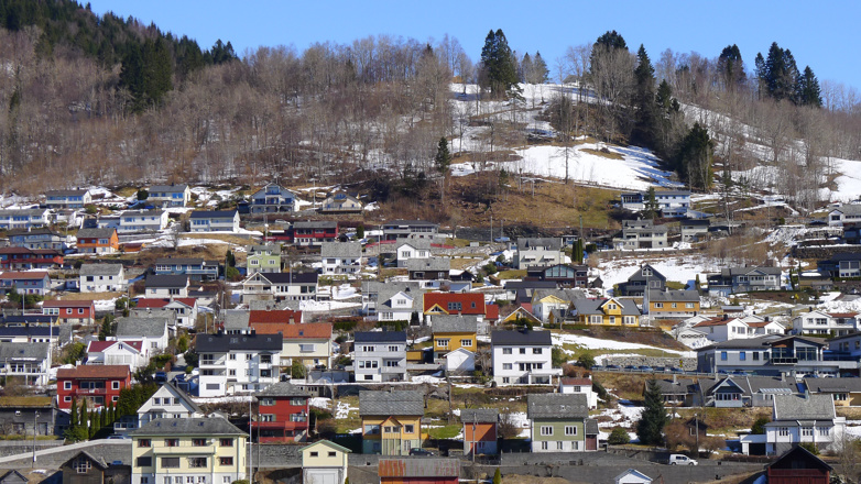 Vårbilde fra Norheimsund