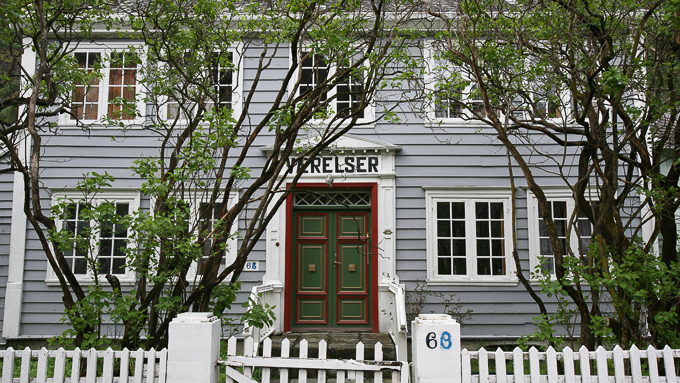Gammelt hus.