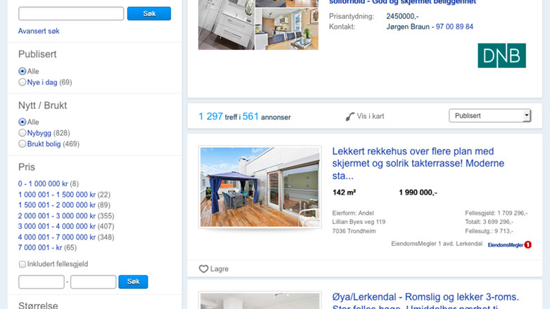 FINNER FREM: Når du søker på Finn.no kan det være lurt å være systematisk.