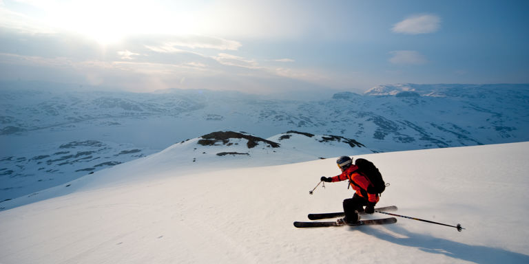VINTERFERIE: Pass på deg selv og familien i vinterferien: Foto: Sindre Thoresen Lønnes / Den Norske Turistforening.