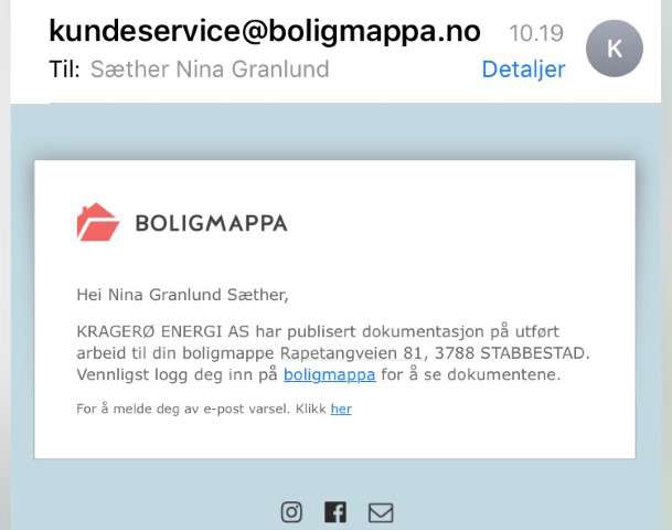 Redaktør Nina Granlund Sæther ble glad da hun fikk denne e-posten.