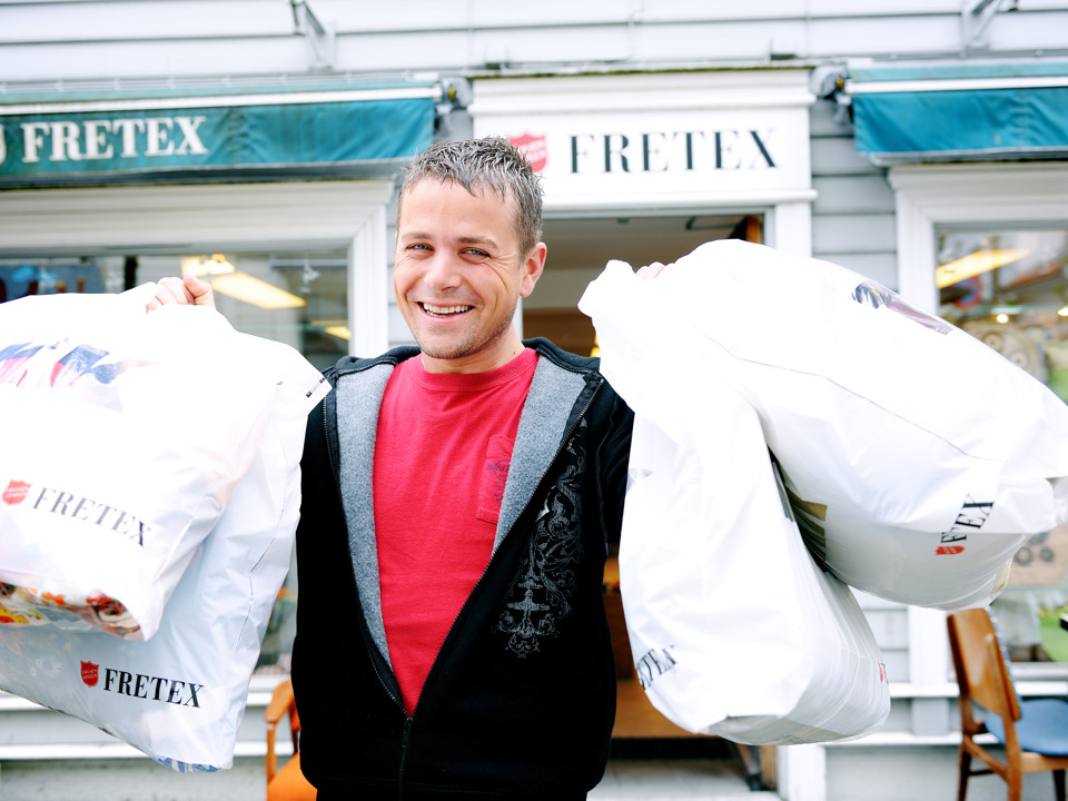 Fretex omsatte varer for 184 millioner kroner i 2015. Foto: Fretex