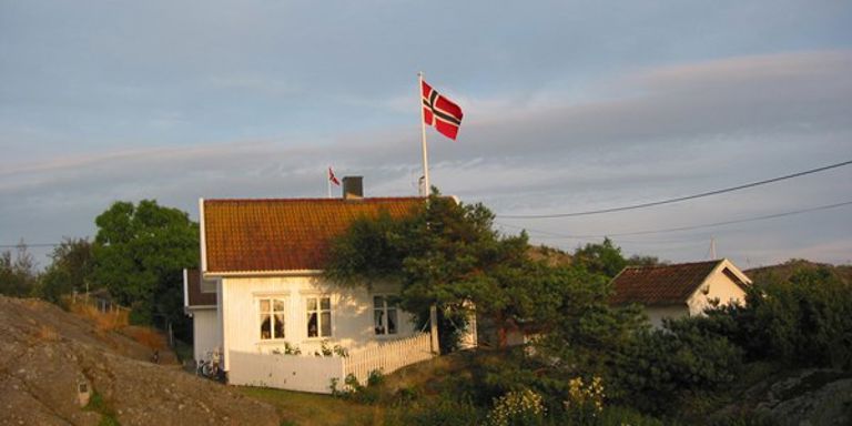 IDYLL: Feriehuset på Herføl blir mye brukt av hele familien. Foto: Privat