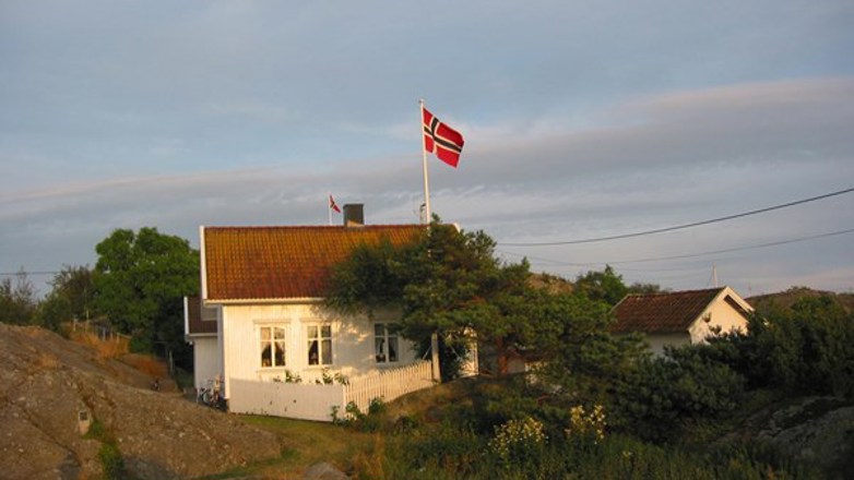 IDYLL: Feriehuset på Herføl blir mye brukt av hele familien. Foto: Privat 