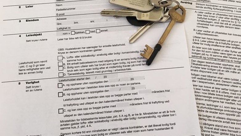 Enten du er utleier eller leietaker, anbefales det å bruke en husleiekontrakt. Foto: Kari Gjertrud Dølgaard 